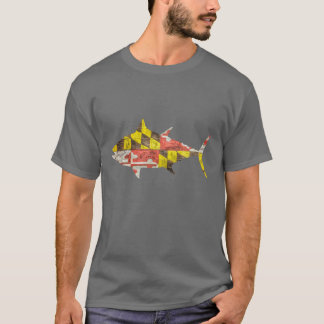 Camiseta Atum de Maryland Super Dimensionado