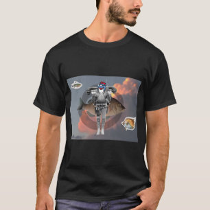 Camiseta Atum foguete