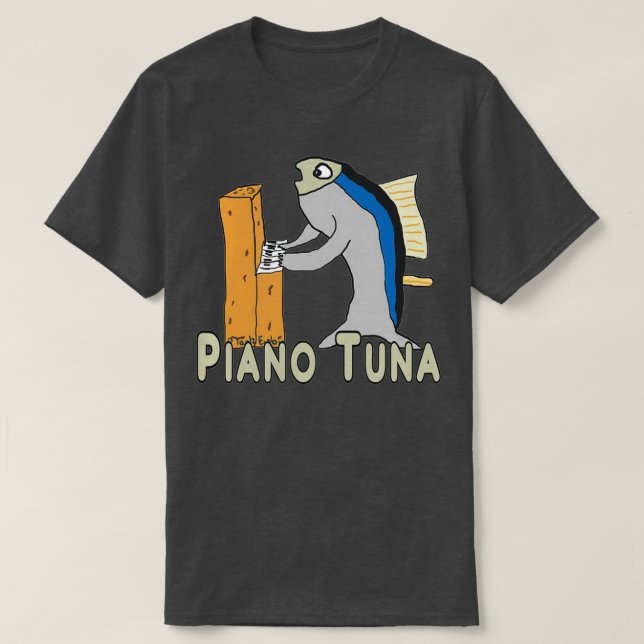 Camiseta Atum Piano Sintonizador  (Frente do Design)