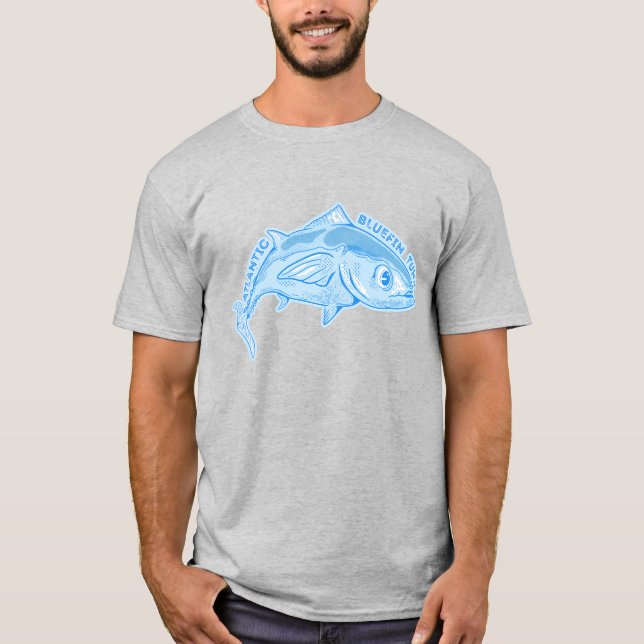 Camiseta Atum rabilho do Atlântico (Frente)
