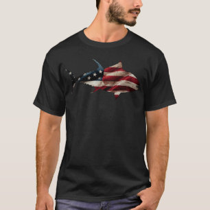 Camiseta Atum-rabilho-glândula, pesca ao largo de profundid