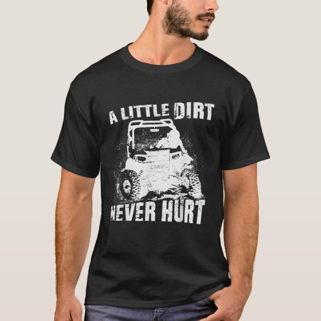 Camiseta ATV 4 Roda UTV Mod Trail Riding Dirt Nunca Hur (Frente)