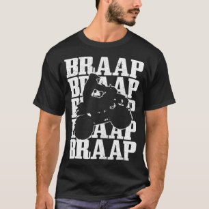 Camiseta ATV Braap Quad Bike 4 Wheelage Vintage ATV Riding