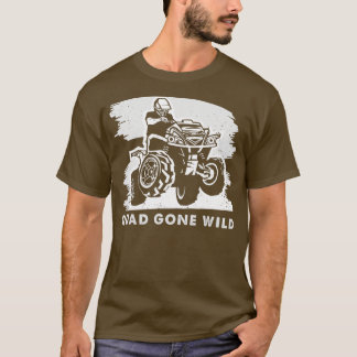 Camiseta ATV Desviando Na Estrada Quatro Rodas O Quad Ficou