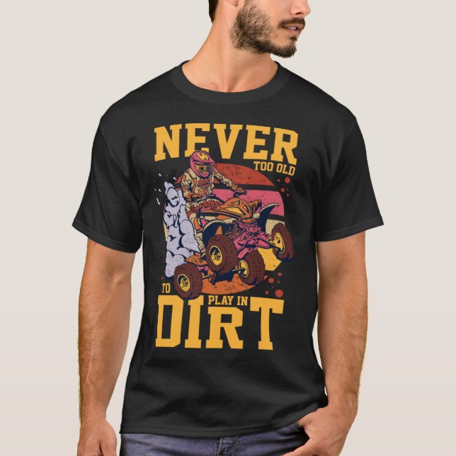 Camiseta ATV Four Wheeler Quad Bike Off road Vehicle  3 (Frente)