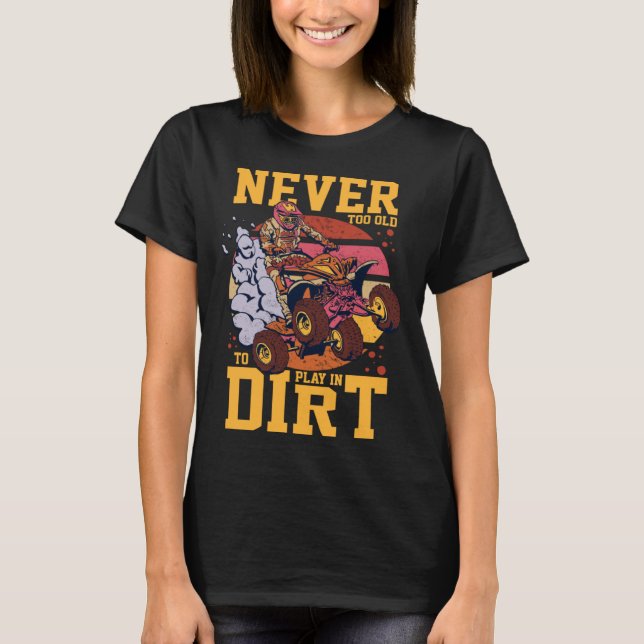 Camiseta ATV Four Wheeler Quad Bike Off road Vehicle  3 (Frente)