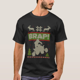 Camiseta ATV Natal Feio Quatro Rodas Xmas Sweater Quad
