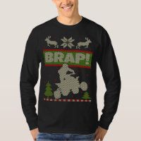 ATV Natal Feio Quatro Rodas Xmas Sweater Quad