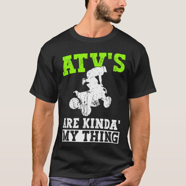 Camiseta ATV Quad And Quad Rider (Frente)