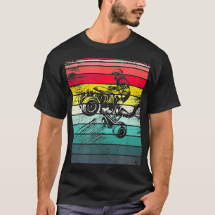 Camiseta ATV Quad Bike 4 Wheeler Retro Vintage ATV Riding F