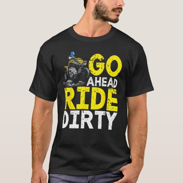 Camiseta ATV  Quad Bike ATV Outdoor Mudding Offroading 1 (Frente)