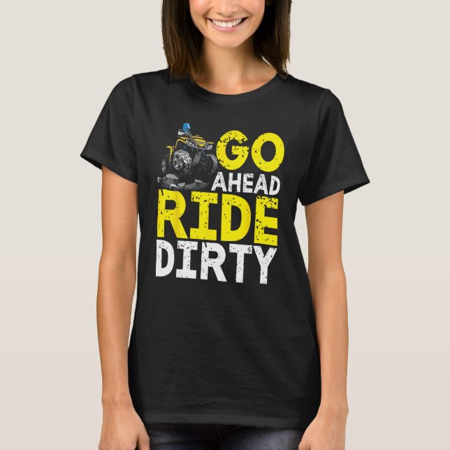 Camiseta ATV  Quad Bike ATV Outdoor Mudding Offroading 1 (Frente)