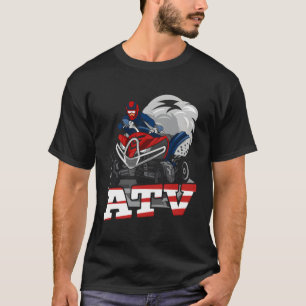Camiseta Atv Quad Bike Atv Transmissão De Comutação Ao Exte