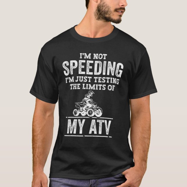 Camiseta ATV Quad Bikes Four wheeler Motocross Quads 4x4 Ri (Frente)