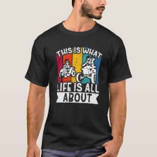 Camiseta ATV Quad Ciclista Quadriciclo Vintage Isto É O Que
