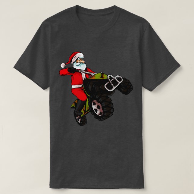 Camiseta ATV Santa Claus Fora do Natal (Frente do Design)