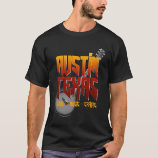 Camiseta Atx Live Music Capital Texas Austin