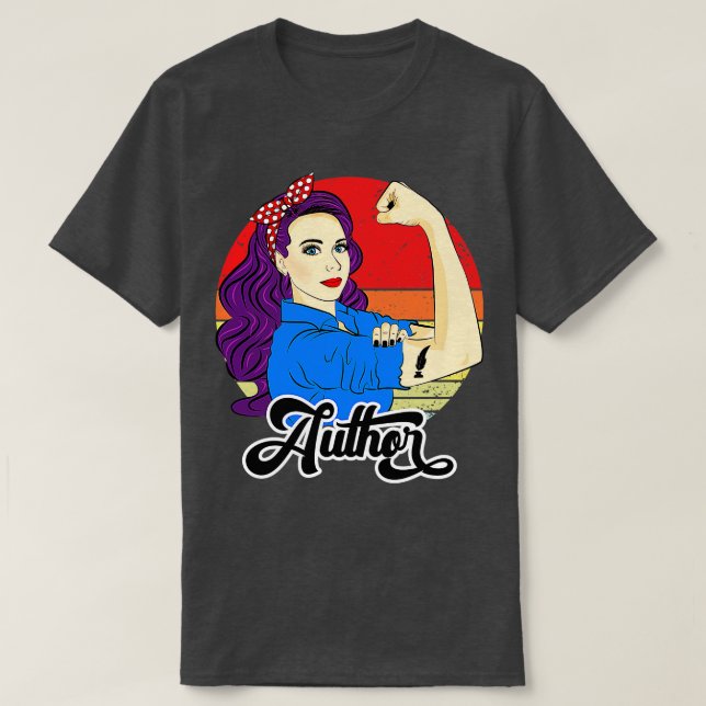 Camiseta Au Life é um Presente para Mulheres Escritoras Ins (Frente do Design)