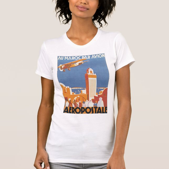 Camiseta Au Maroc Par Avion (Frente)