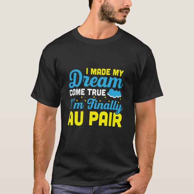 Camiseta Au Pair For Au Pair Domestic Worker Childcare Job  (Frente)