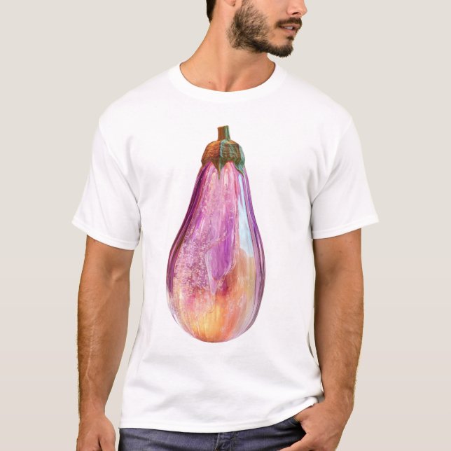 Camiseta Aubergine Galactique - Galactic Eggplant (Frente)