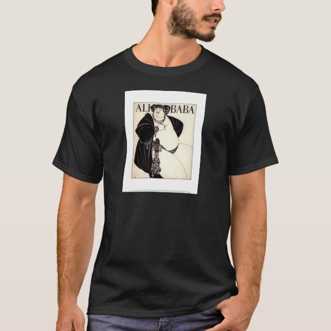 CAMISETA AUBREY BEARDSLEY - IMPRESSÃO DO BABÁ DE ALI (Frente)