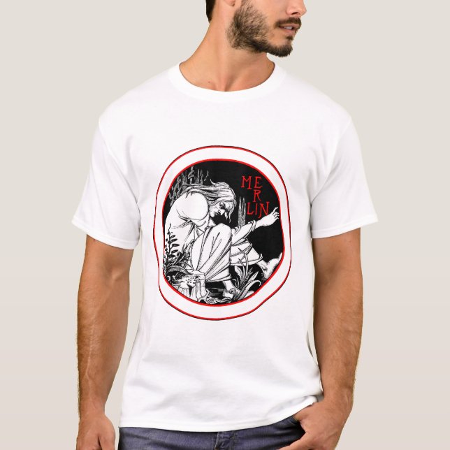 Camiseta Aubrey Beardsley Merlin (Frente)