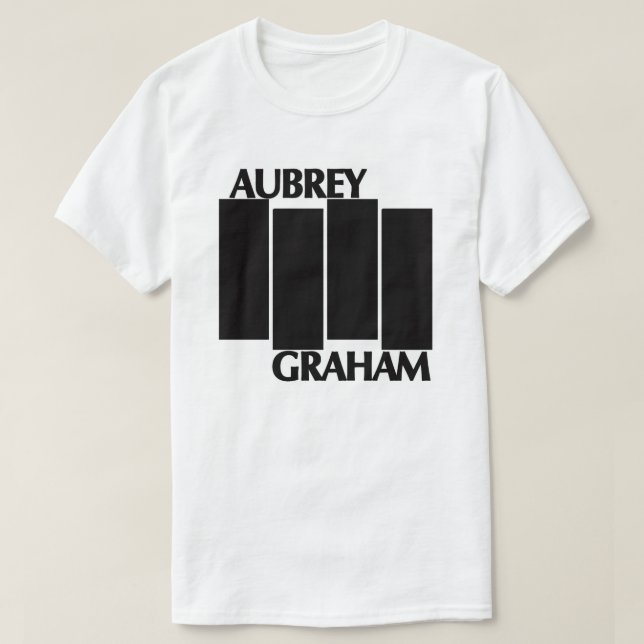 Camiseta Aubrey Drake Graham/t-shirt da paródia logotipo da (Frente do Design)