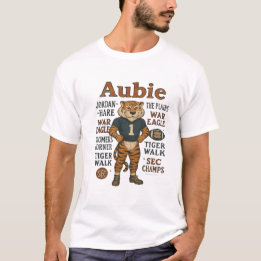 Camiseta Auburn Tigers Aubie Mascot T-Shirt - Vintage Aubur