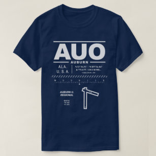 Camiseta Auburn U. AUO do aeroporto regional