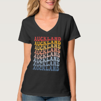 Camiseta Auckland City Groovy Retro