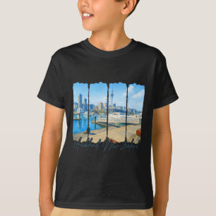 Camiseta Auckland Nova Zelândia Viagem Pincelada Aucklan