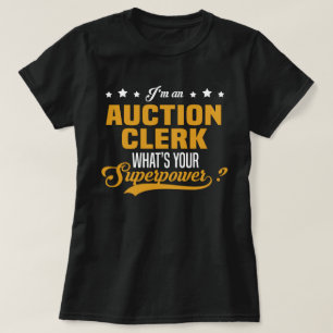 Camiseta Auction Clerk