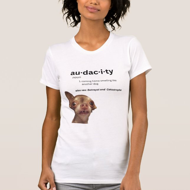Camiseta Audacidade de Bambi - Camisa-T feminina (Frente)