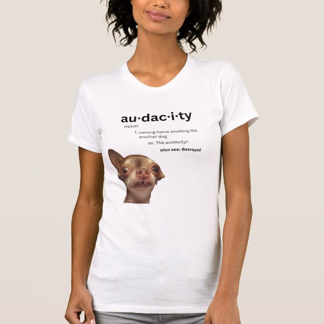 Camiseta Audacidade de Bambi - Camisa-T feminina (Frente)