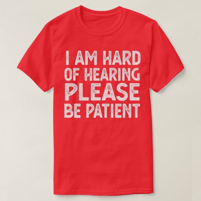 Camiseta Audição comprometida 3 (Frente do Design)