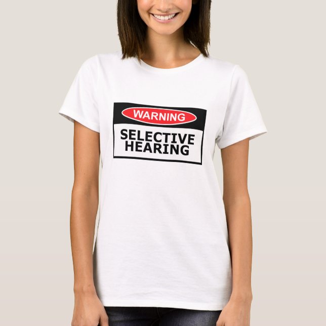 Camiseta Audição engraçada (Frente)