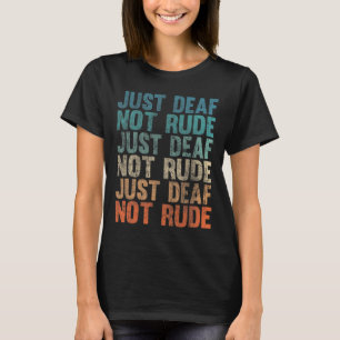 Camiseta Audição Imparada de Consciência dos Deficientes Au