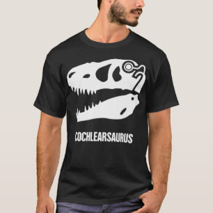 Camiseta Audição Perda de Consciência Engraçado Dinossa