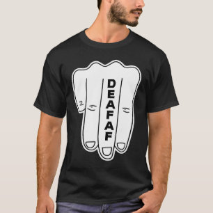 Camiseta Audição surdo Orgulho surdo SLA linguagem gestual