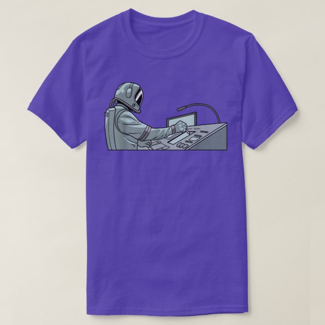 Camiseta Audio Engineer - Music Astronaut Studio Guy Sound  (Frente do Design)