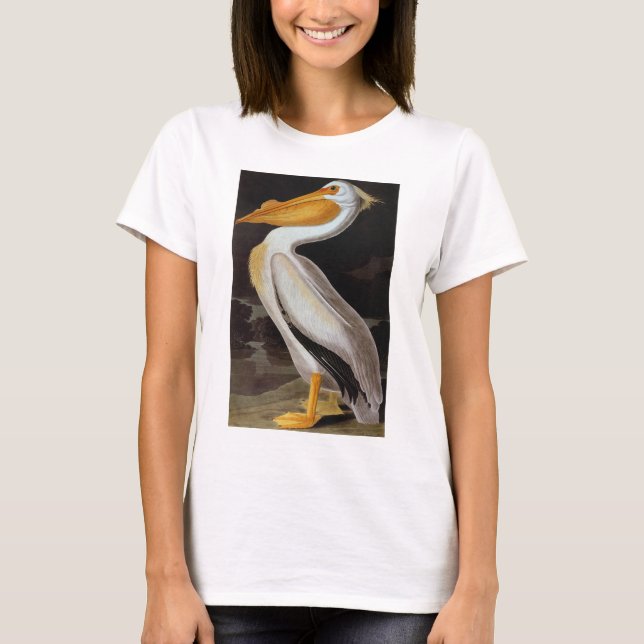 Camiseta Áudio: Excelente branco pelicano (Frente)