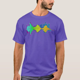 Camiseta Audio Sound Waves Music Musical DJ Premium