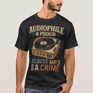 Camiseta Audiófilo & Orgulhoso – Som sem Desculpas