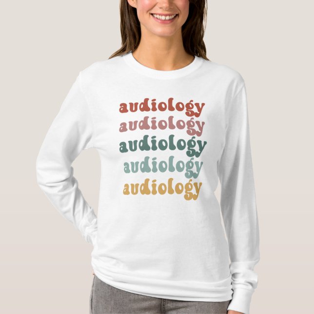 Camiseta Audiologia | Doutor Audiologista Retro (Frente)