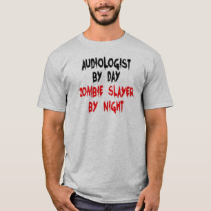 Camiseta Audiólogo Matador de Zombies