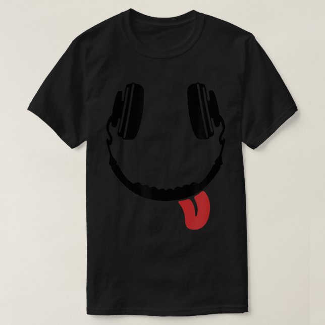 Camiseta Audiophile Headphone Record Collector Vinyl Music (Frente do Design)
