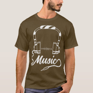 Camiseta Audiophile Music Lover Sound Cara DJ