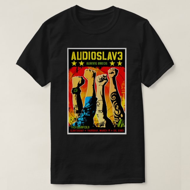 Camiseta Audioslave Tour (Frente do Design)