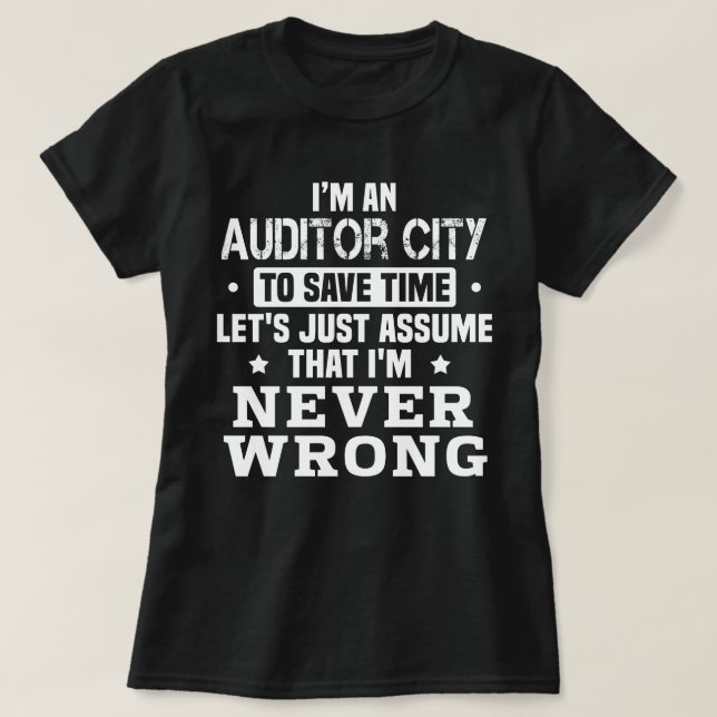Camiseta Auditor City (Frente do Design)